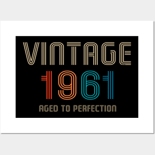 Vintage 1961 aged to perfection Posters and Art